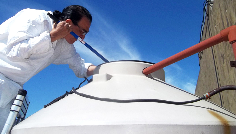 Pasos previos a la desinfección de tanques y cisternas de agua